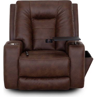 Becks Pwr Hdrst Lay Flat Lift Chair w Massage And Tray