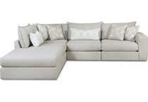 fusion furniture beige sta fab sectional pieces pkg  