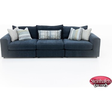 Elsa 3-Pc. Sofa in Ink