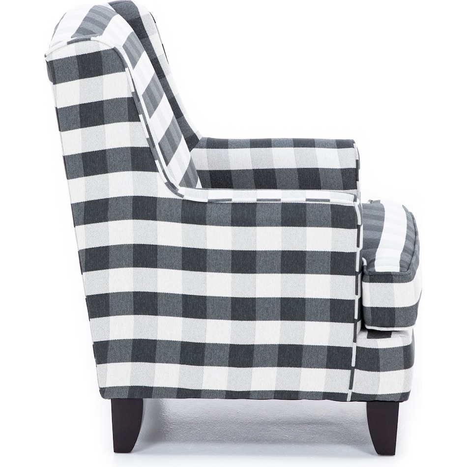 fusion furniture charcoal accent chair z  