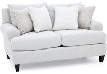 fusion furniture cream  to  inches   