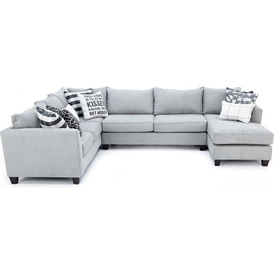 fusion furniture grey sta fab sectional pieces zpkg  