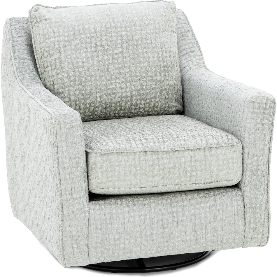 fusion furniture grey swivel chair z  