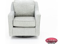 fusion furniture grey swivel chair  image z  