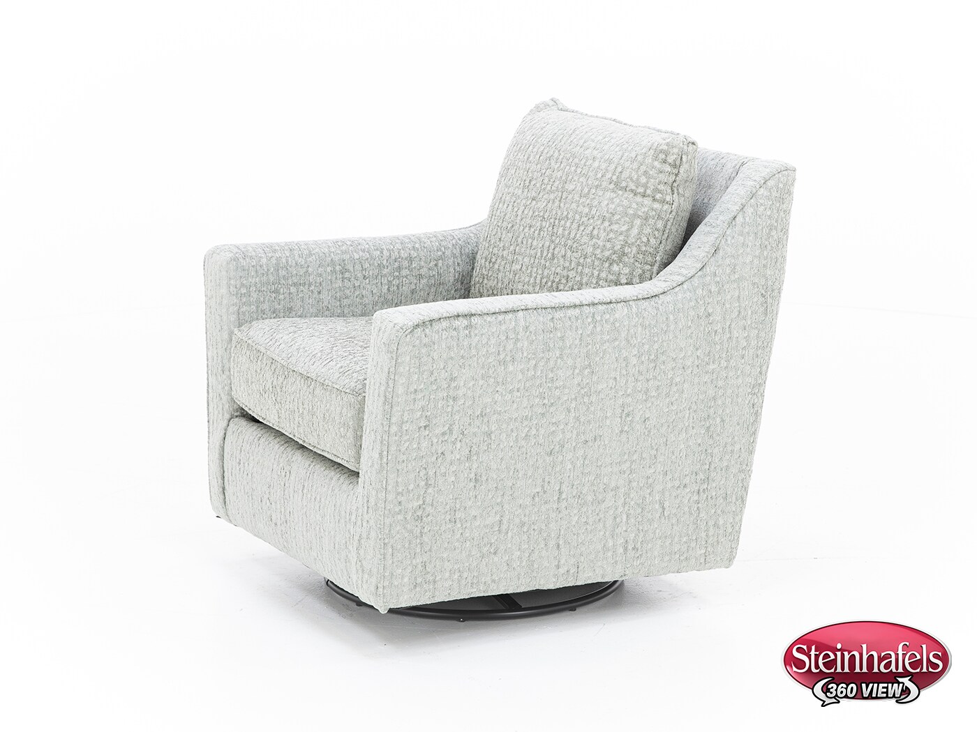 fusion furniture grey swivel chair  image z  
