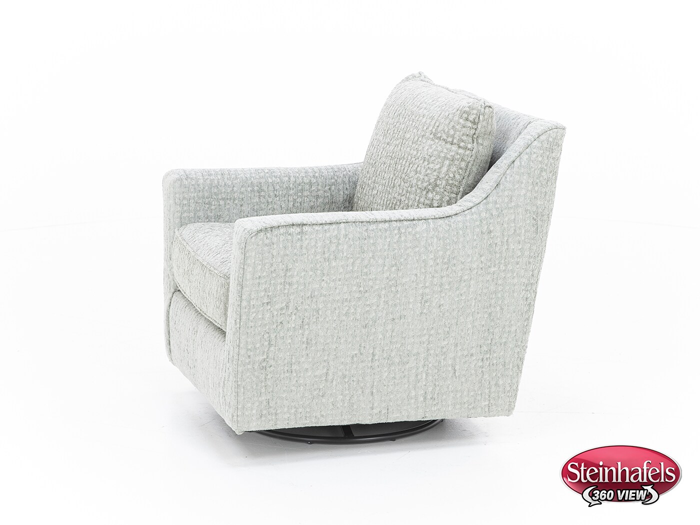 fusion furniture grey swivel chair  image z  