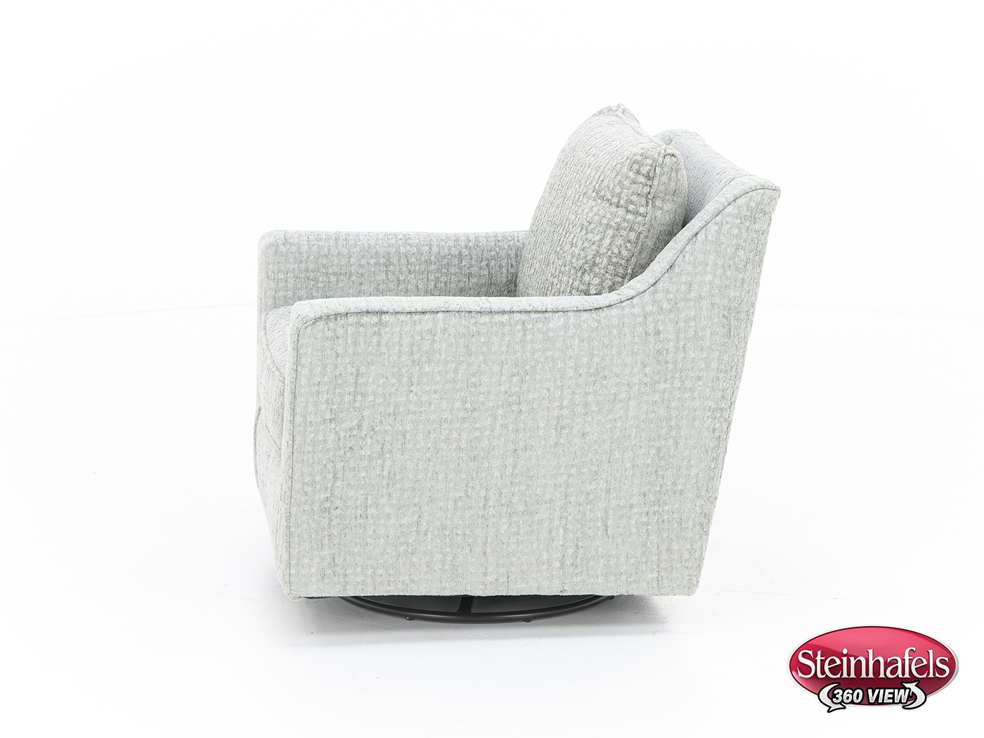 fusion furniture grey swivel chair  image z  
