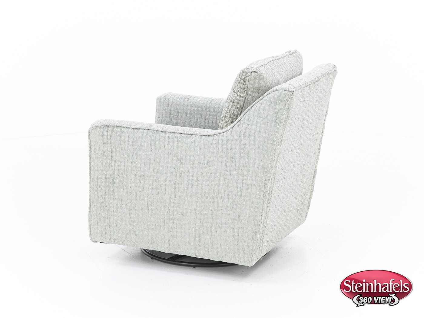 fusion furniture grey swivel chair  image z  