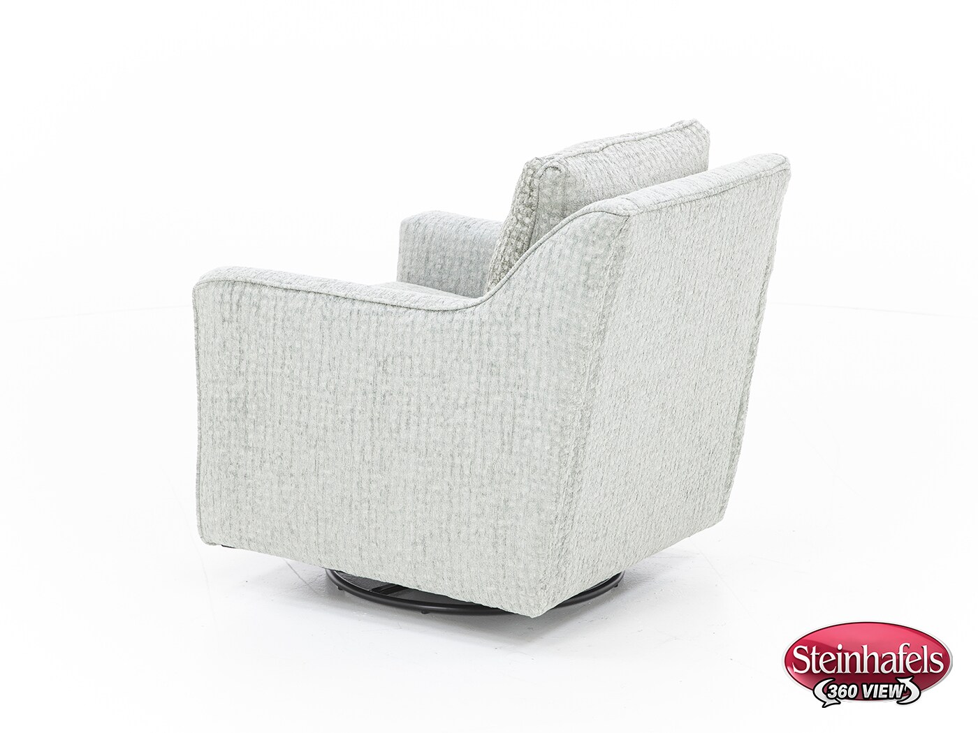 fusion furniture grey swivel chair  image z  