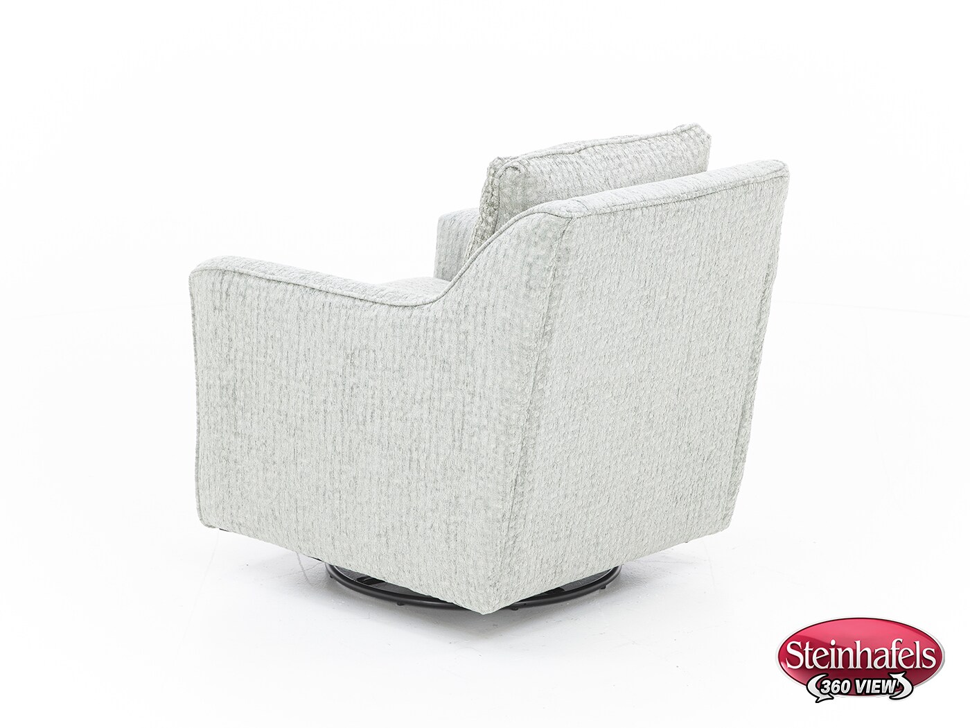 fusion furniture grey swivel chair  image z  