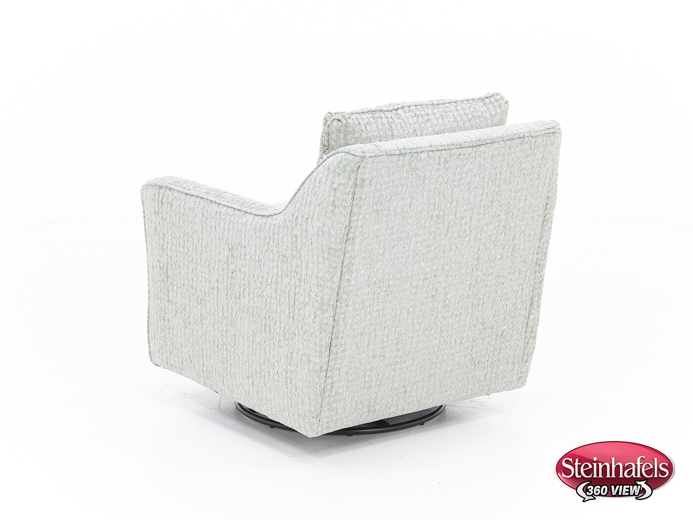 fusion furniture grey swivel chair  image z  