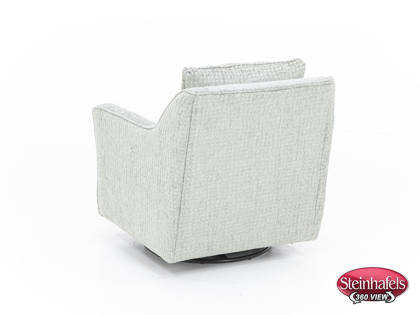 fusion furniture grey swivel chair  image z  