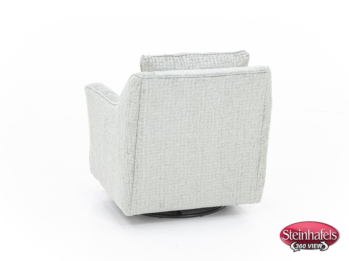 fusion furniture grey swivel chair  image z  
