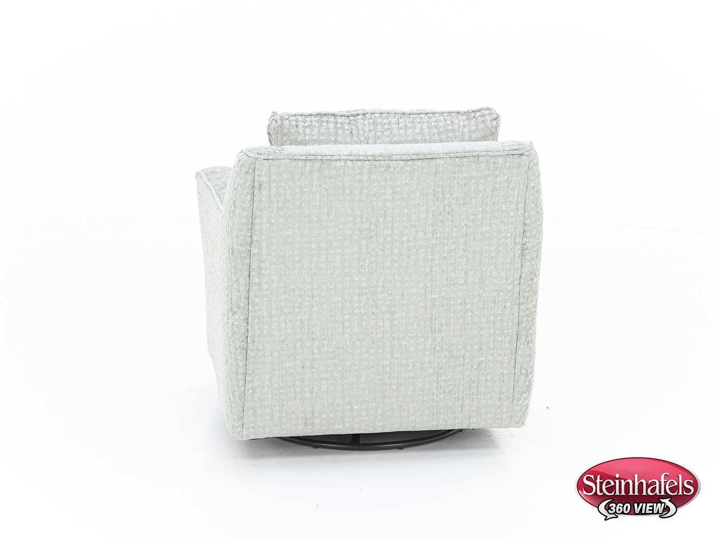 fusion furniture grey swivel chair  image z  