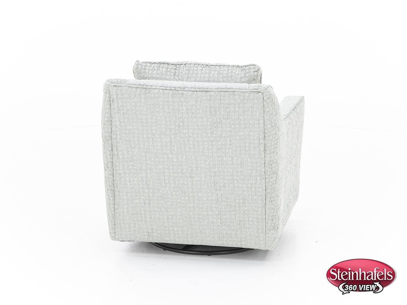 fusion furniture grey swivel chair  image z  