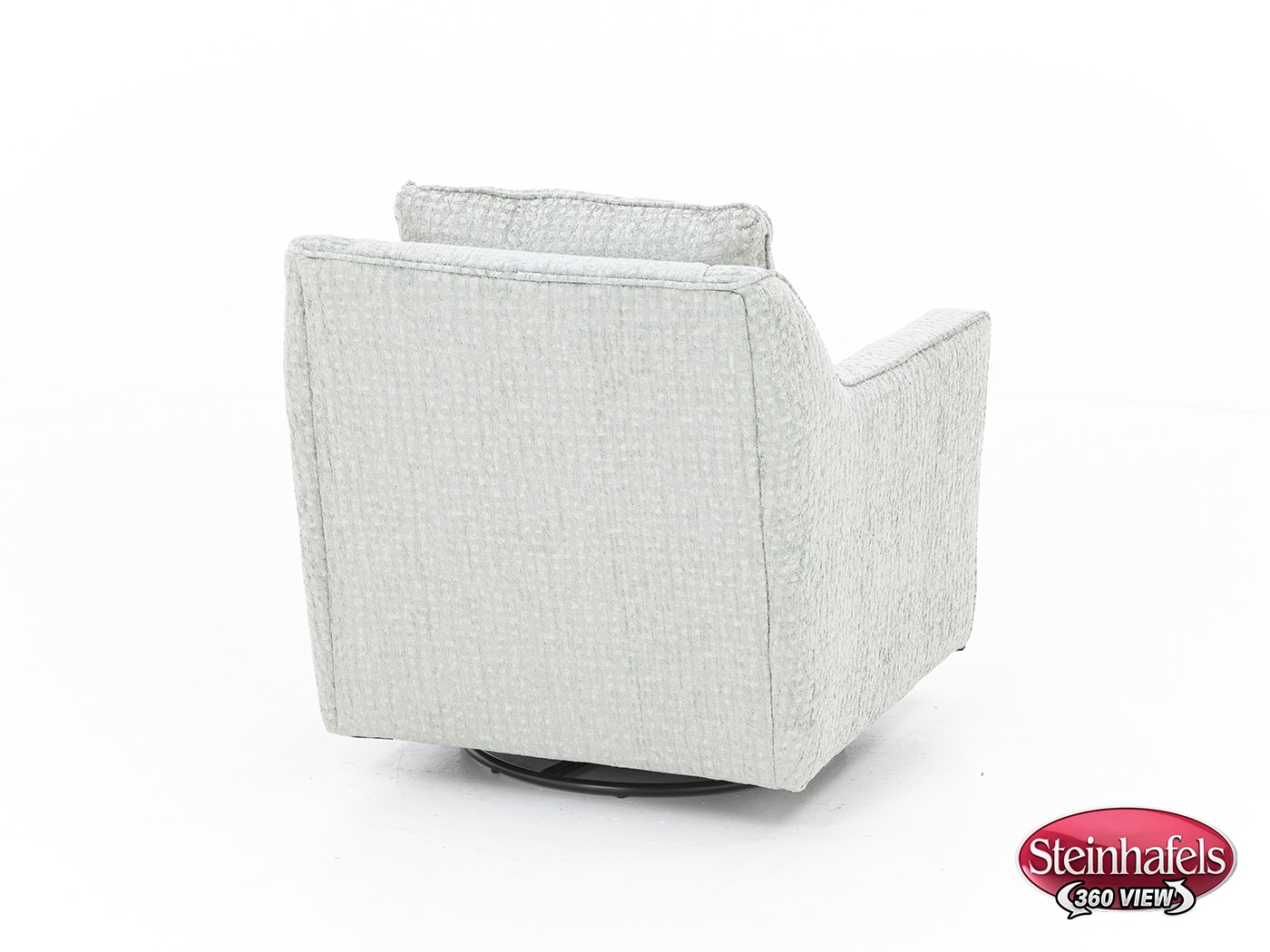 fusion furniture grey swivel chair  image z  