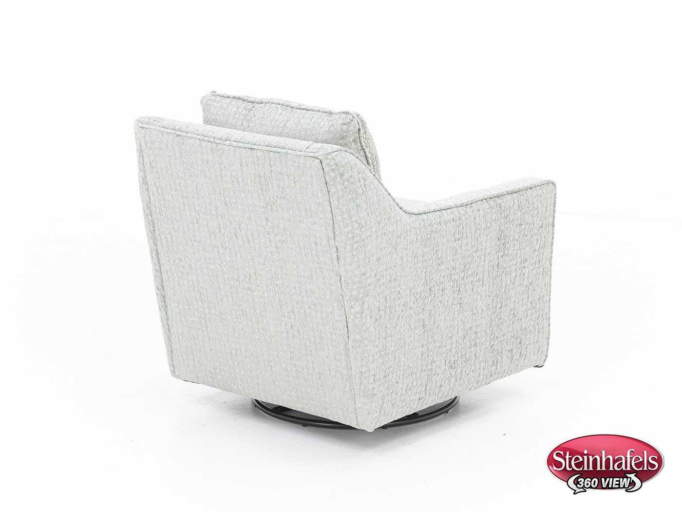 fusion furniture grey swivel chair  image z  