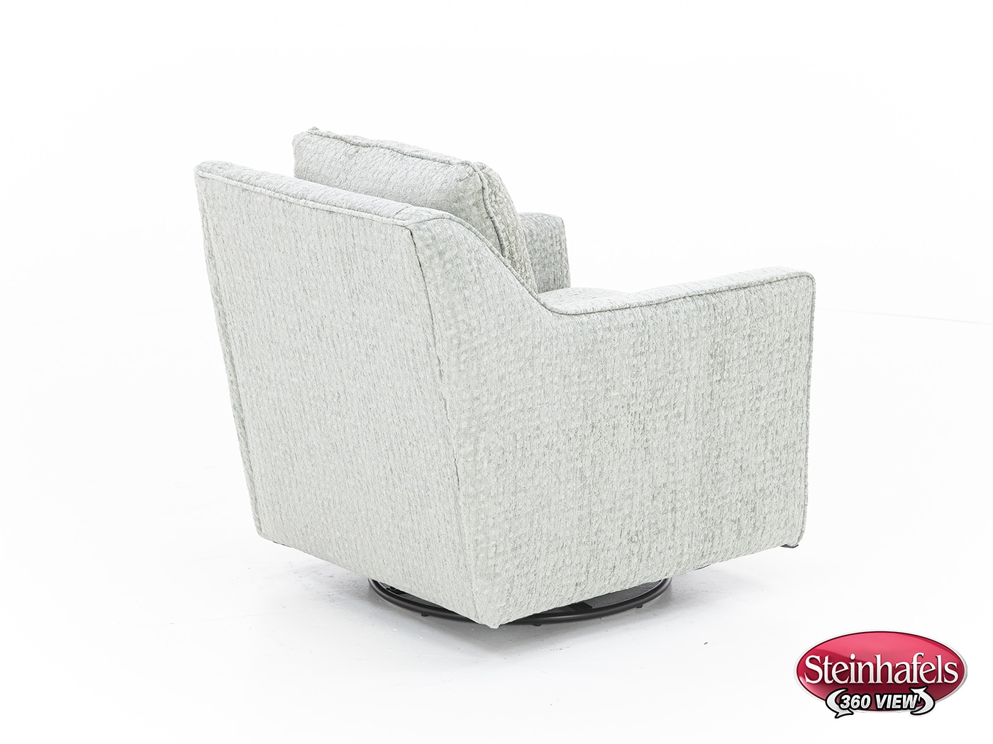 fusion furniture grey swivel chair  image z  