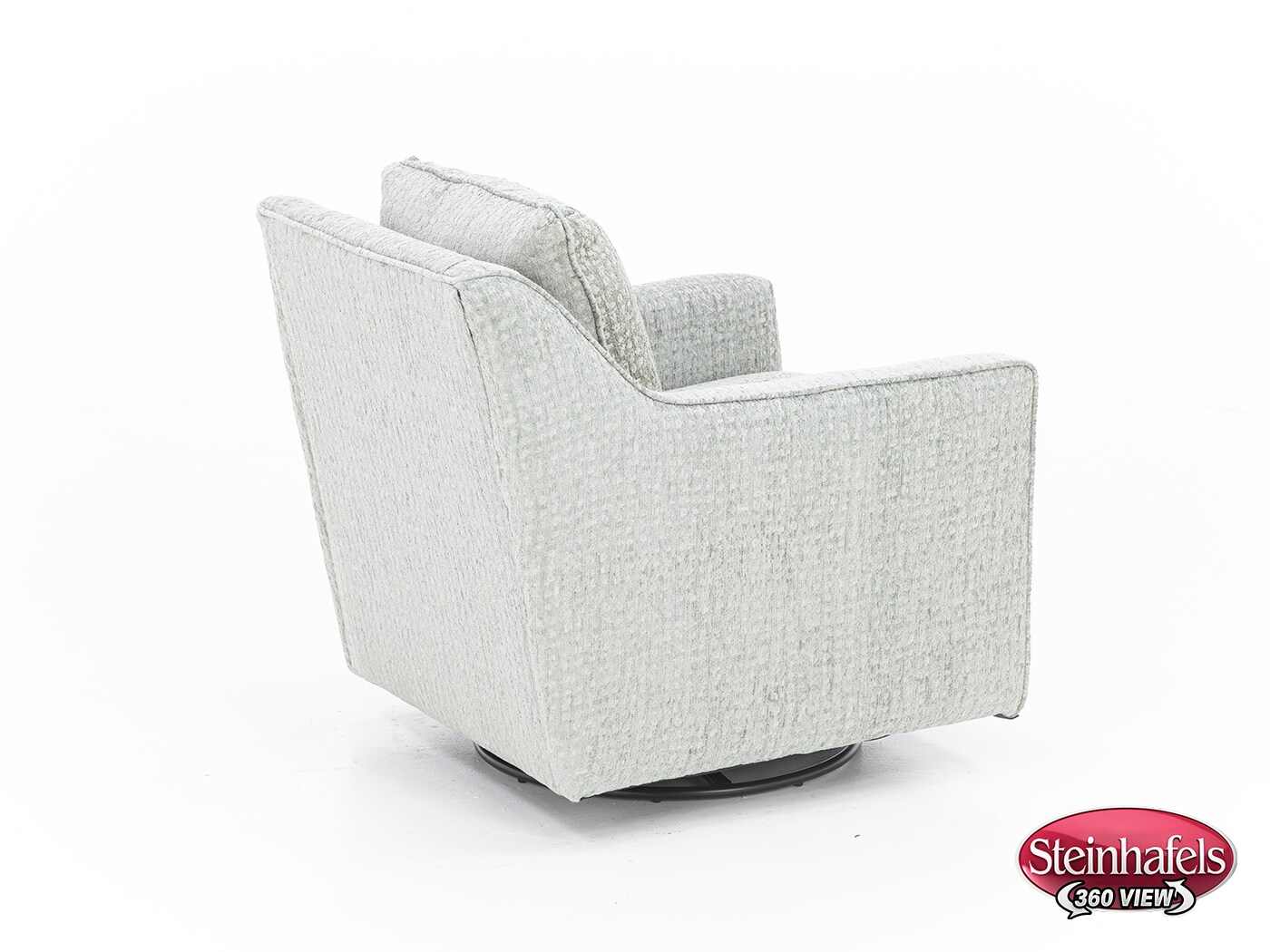 fusion furniture grey swivel chair  image z  