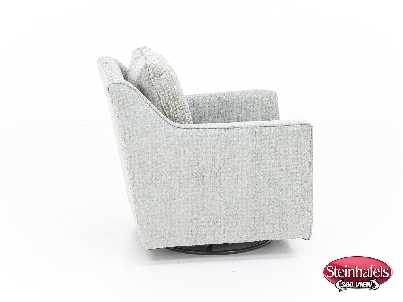 fusion furniture grey swivel chair  image z  