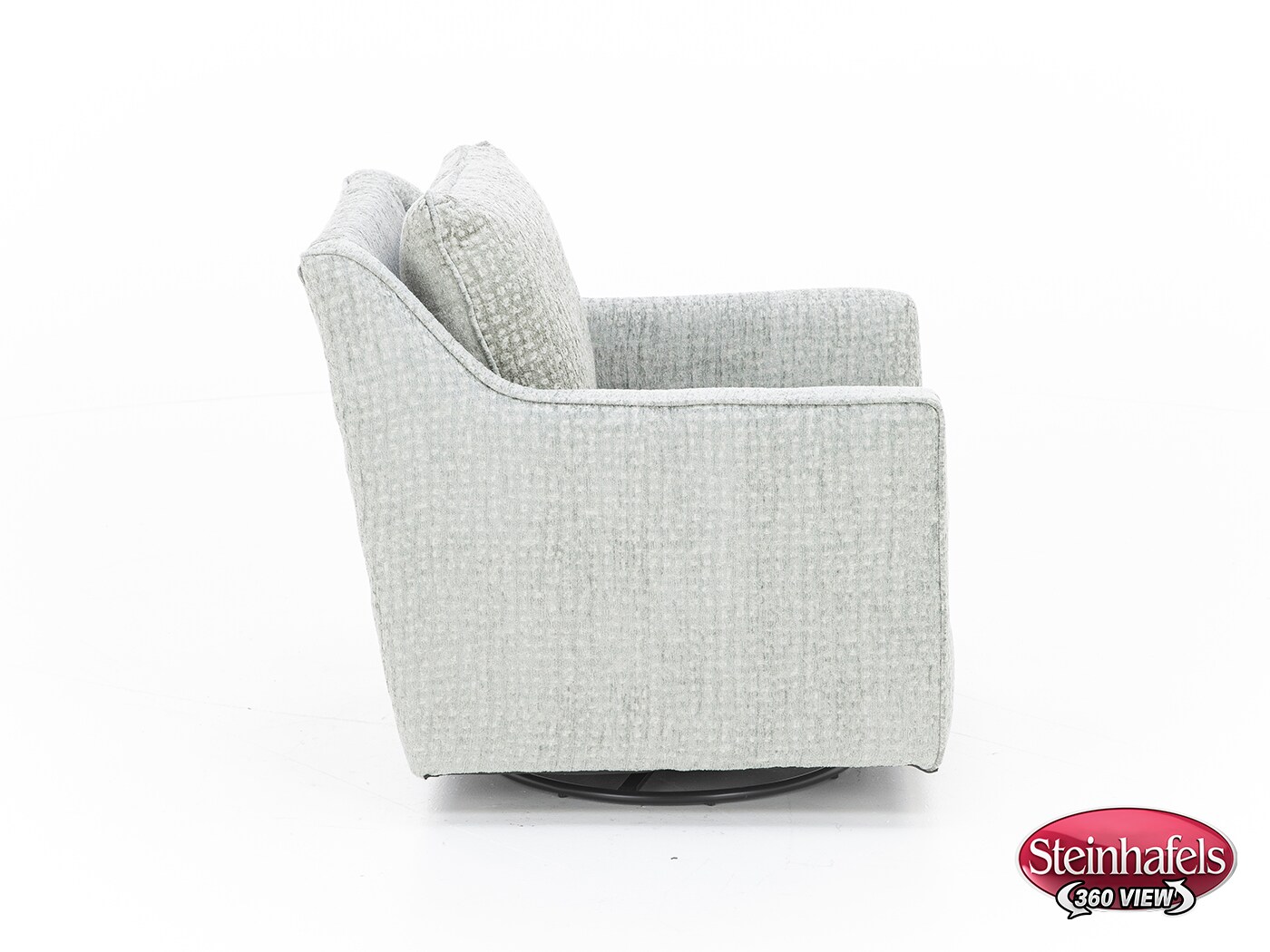 fusion furniture grey swivel chair  image z  
