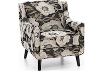 fusn black accent chair z  