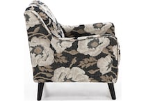 fusn black accent chair z  