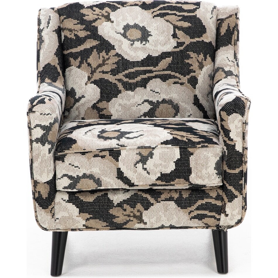 fusn black accent chair z  