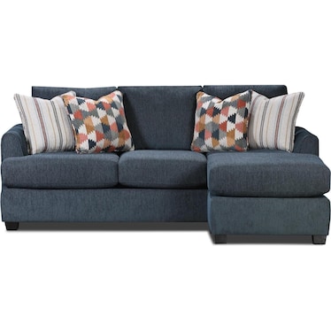 Griffin Reversible Chaise Sofa in Ocean