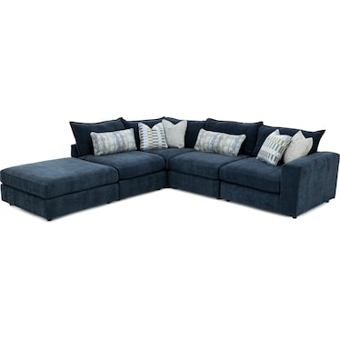 Elsa 4-Pc. Modular With Ottoman