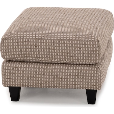 Elsa Accent Ottoman in Mocha