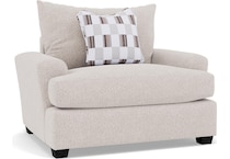 fusn brown chair and a half mto  