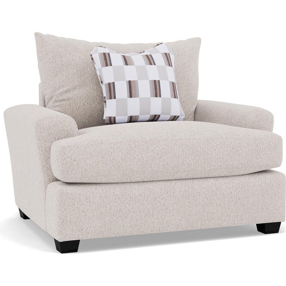 fusn brown chair and a half mto  