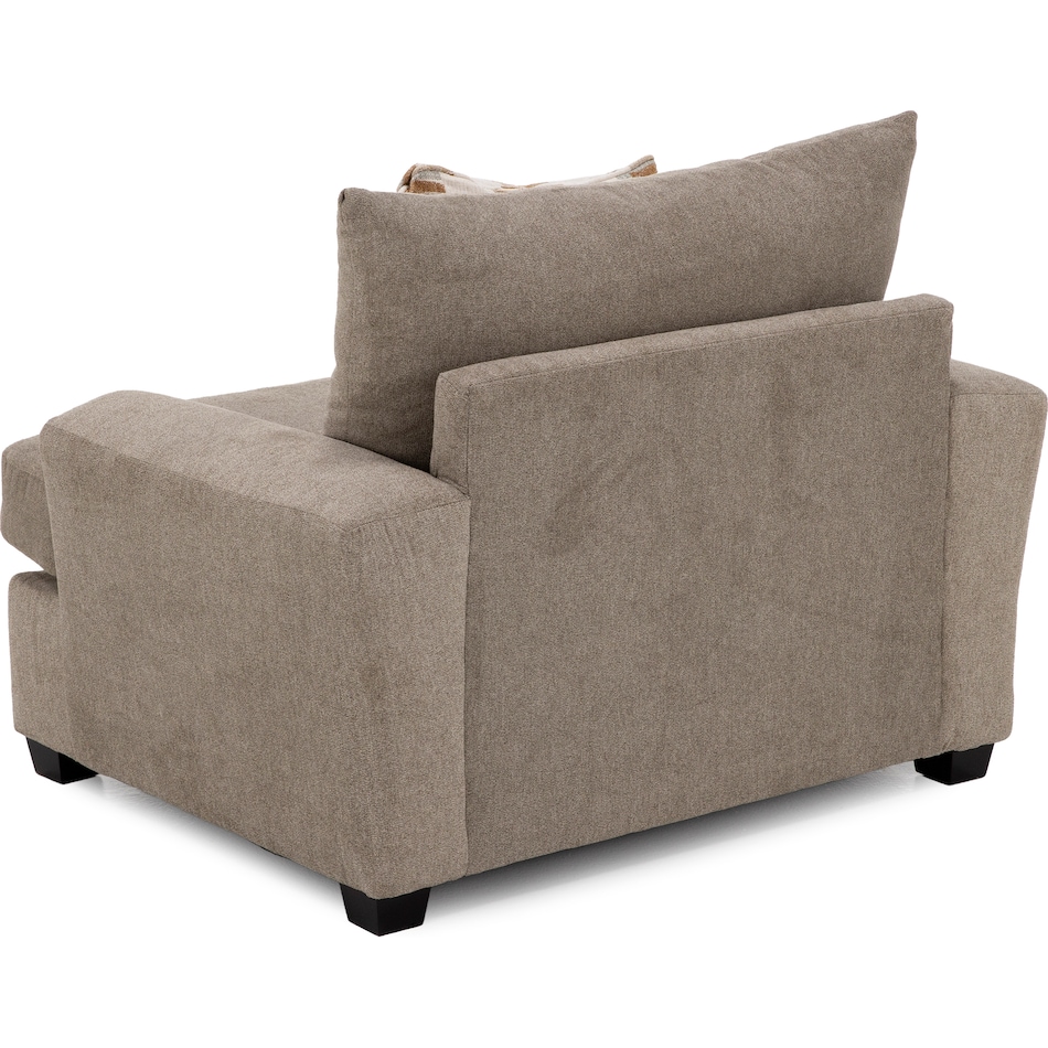 fusn brown chair and a half z  