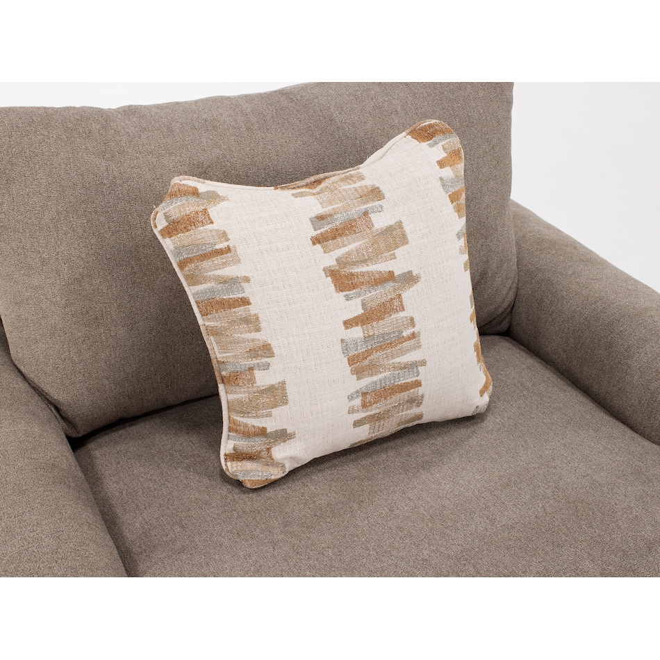 fusn brown chair and a half z  