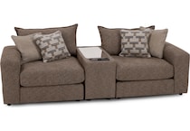 fusn brown sta fab sectional pieces pkg  