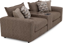 fusn brown sta fab sectional pieces pkg  