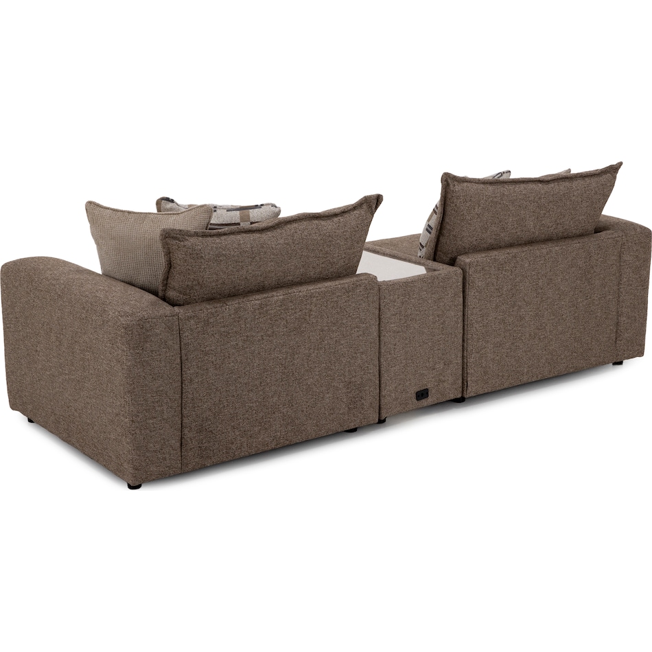 fusn brown sta fab sectional pieces pkg  