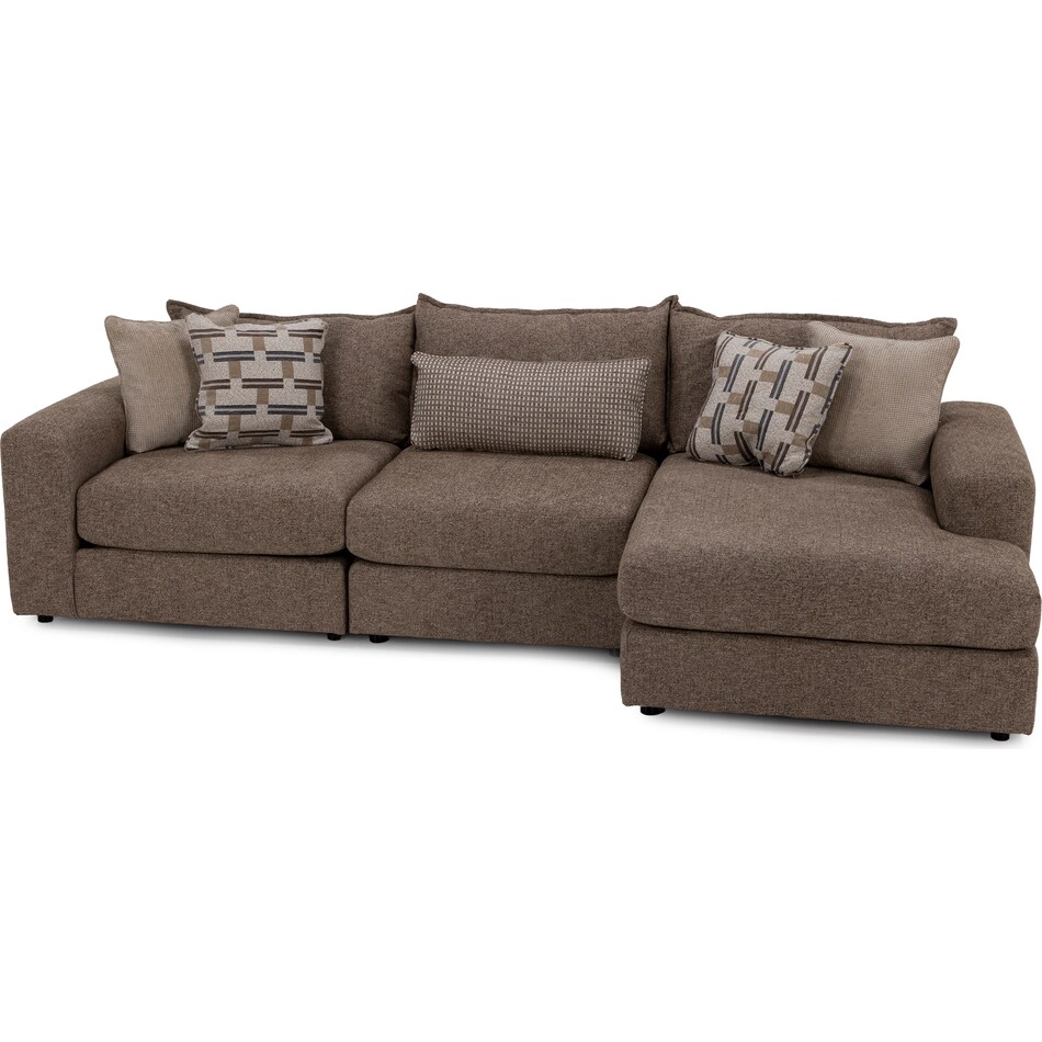 fusn brown sta fab sectional pieces pkg  