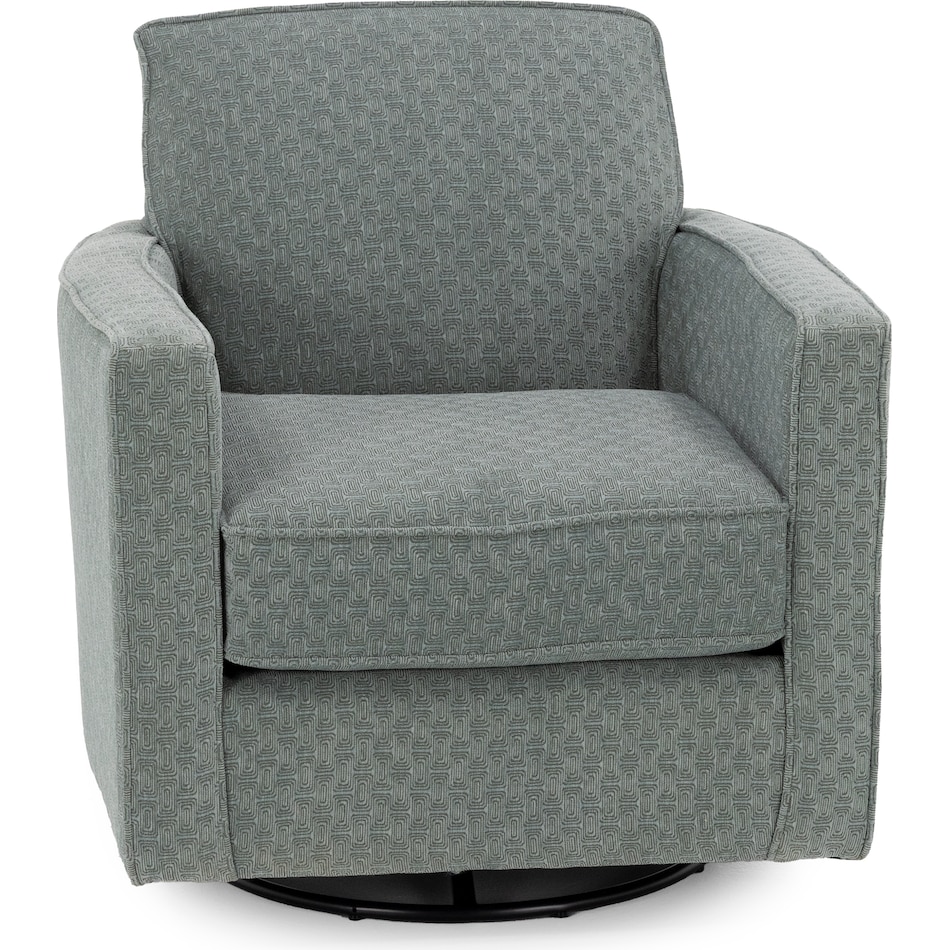 fusn collide seafoam swivel chair z  