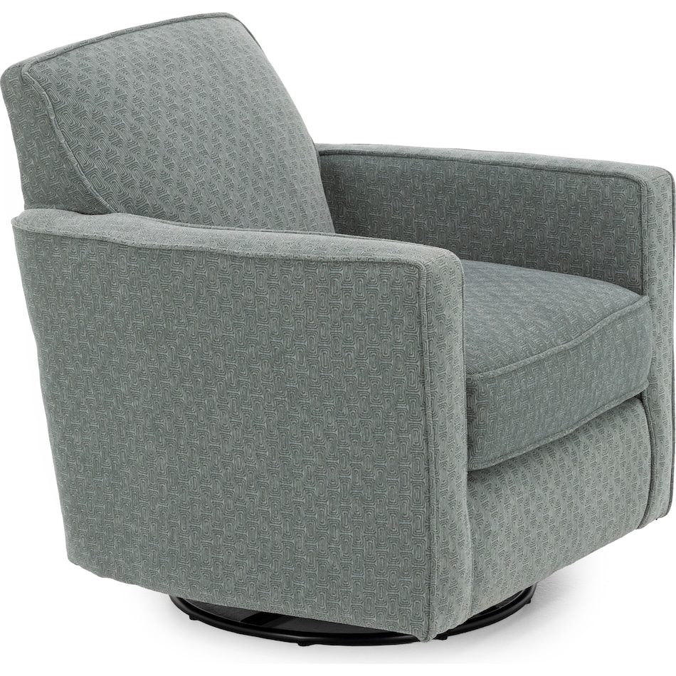 fusn collide seafoam swivel chair z  