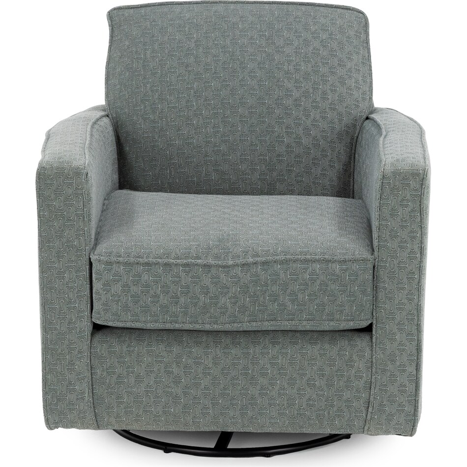 fusn collide seafoam swivel chair z  