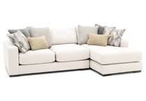 fusn cream sta fab sectional pieces zpk  