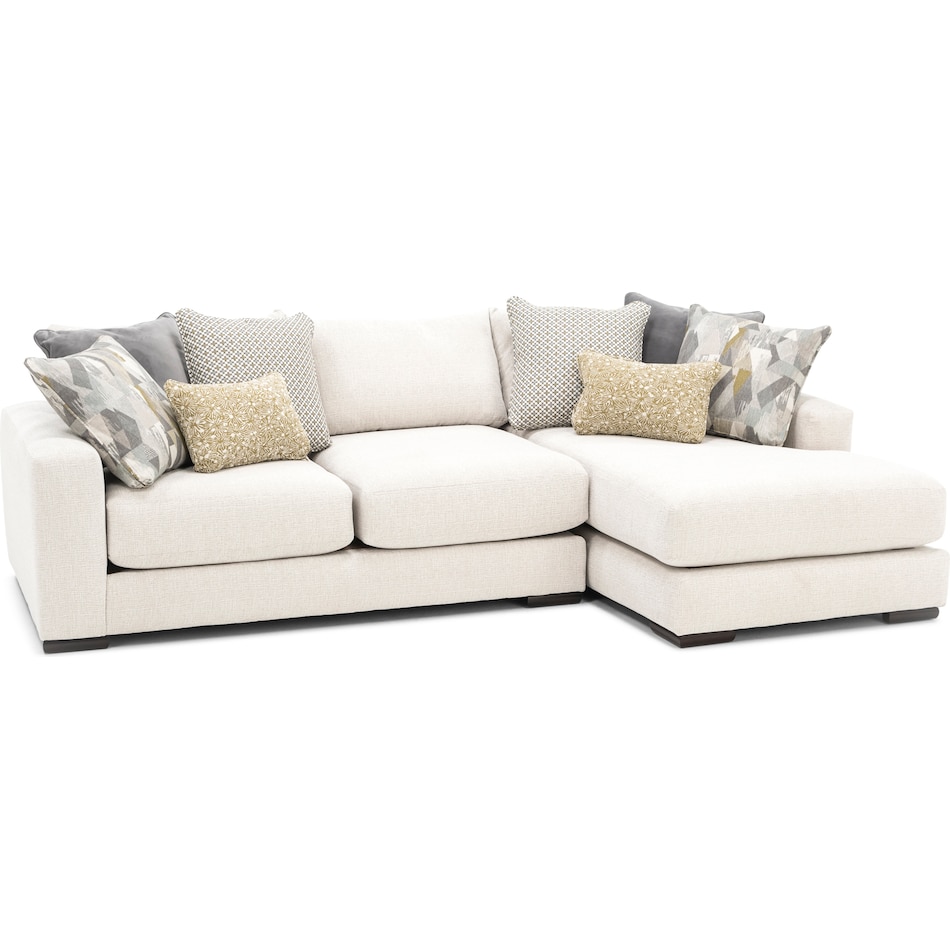 fusn cream sta fab sectional pieces zpk  