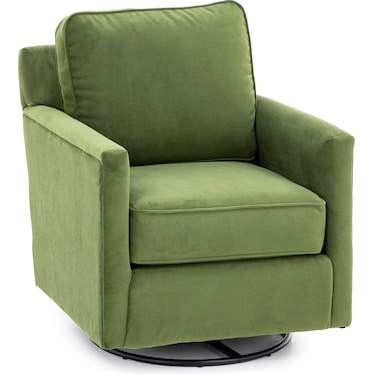 Fawn Swivel Glider Accent Chair