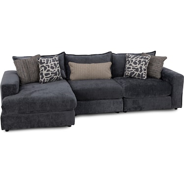 Elsa 3-Pc. Chaise Sofa