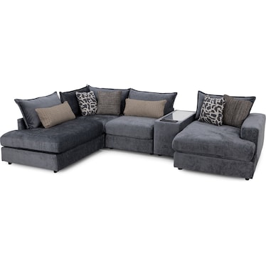 Elsa 5-Pc. Chaise Modular