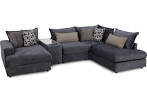 fusn grey sta fab sectional pieces zpkg  