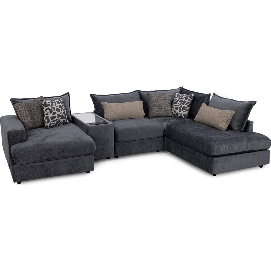 fusn grey sta fab sectional pieces zpkg  
