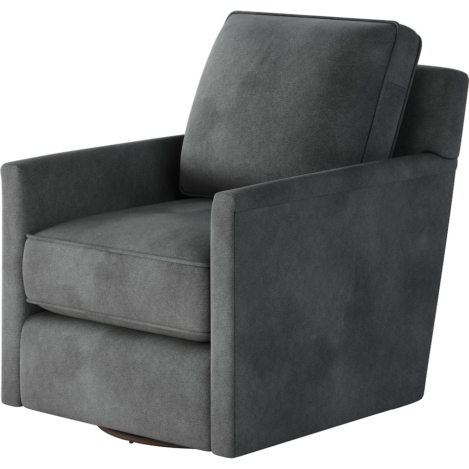 fusn grey swivel chair   